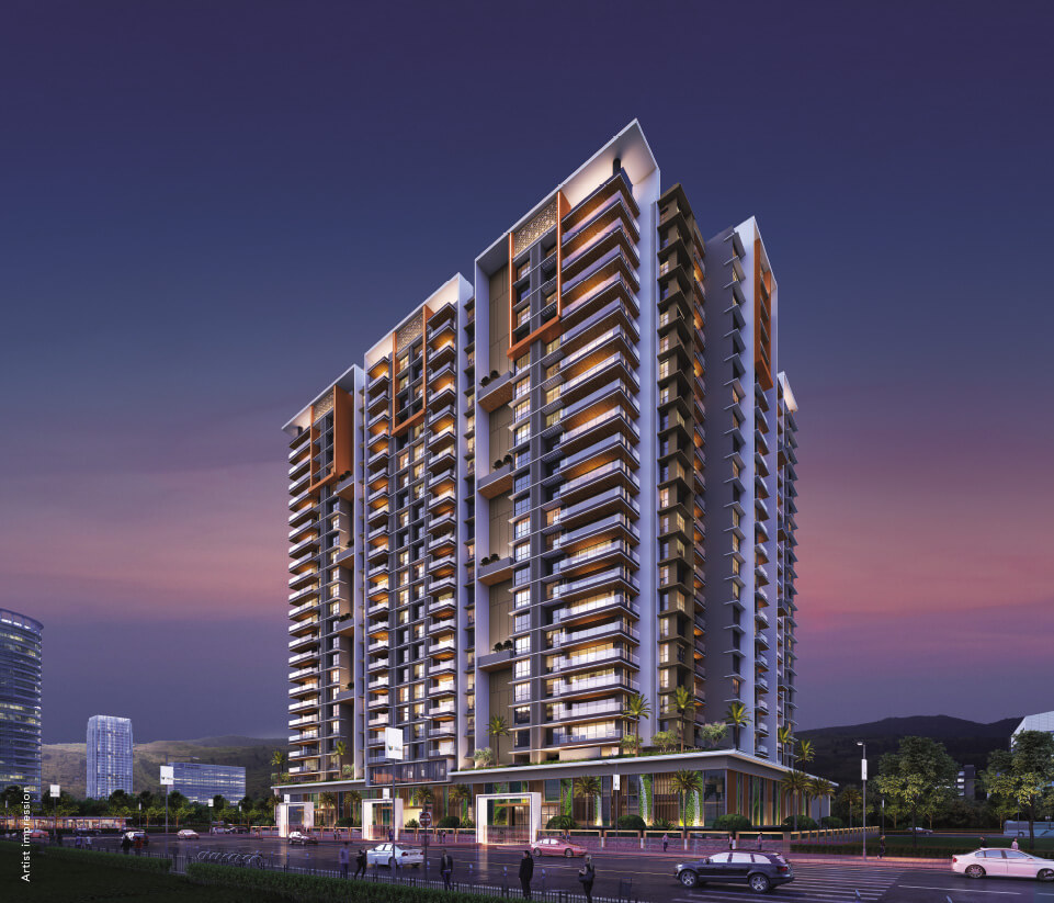 Goodwill Wisteria Vashi - Residential Project Offering Spacious 3 & 4 BHK Apartments